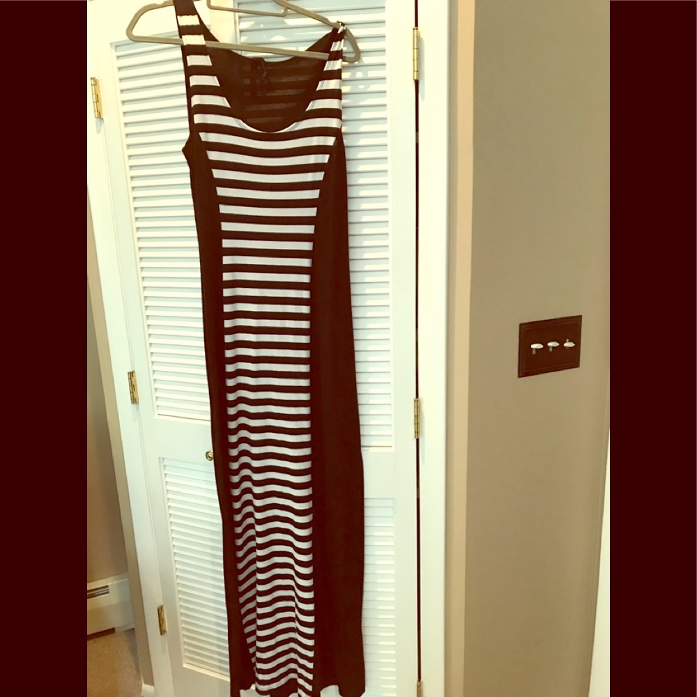 Striped maxi dress